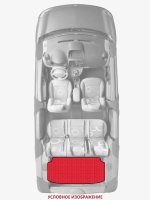 ЭВА коврики «Queen Lux» багажник для Audi 90 (B3)